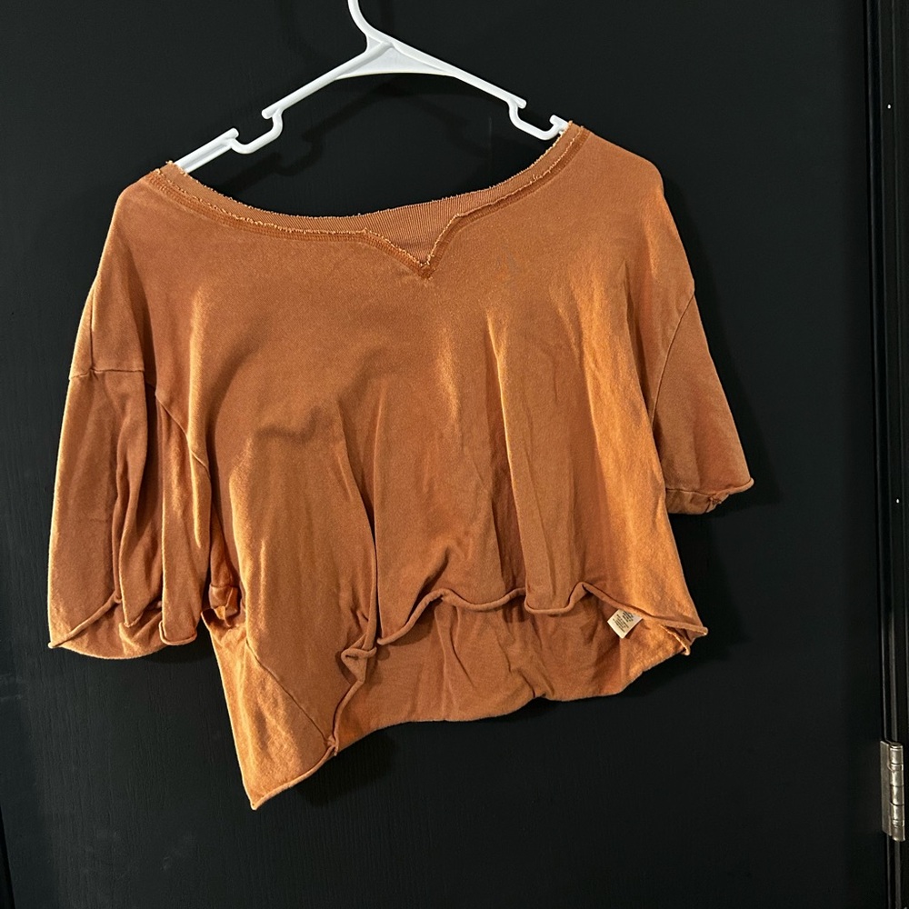 Women's Orange Crop Top